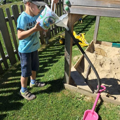 Sand spielen