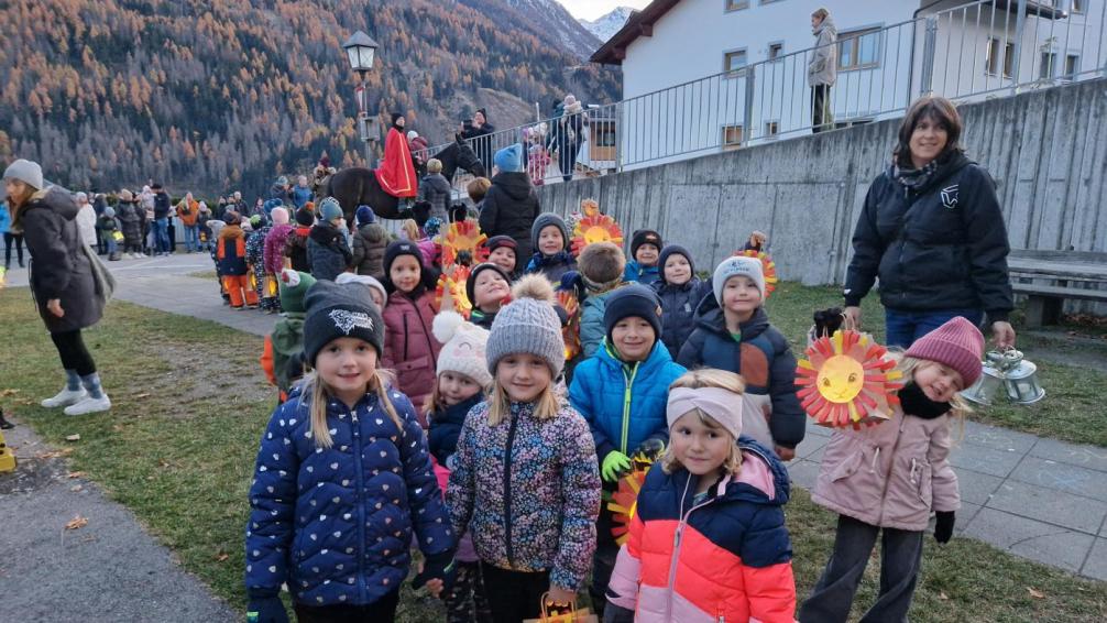 Gruppe 2 beim Laternenumzug